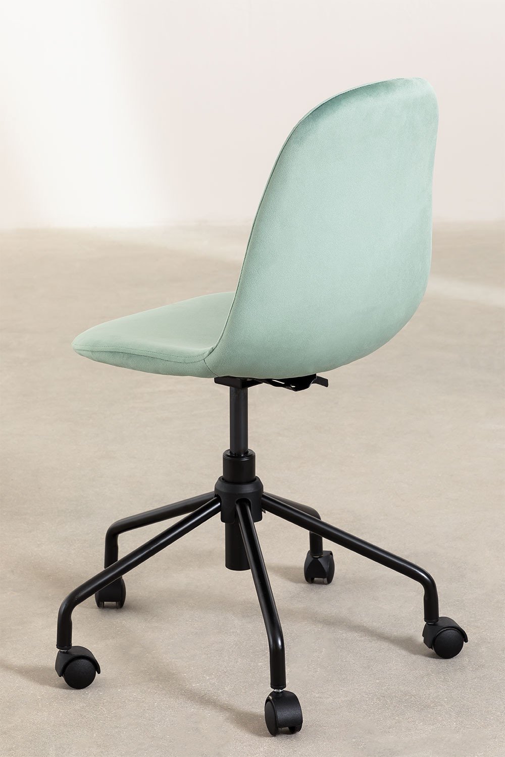 Glamm velvet office chair, gallery image 4