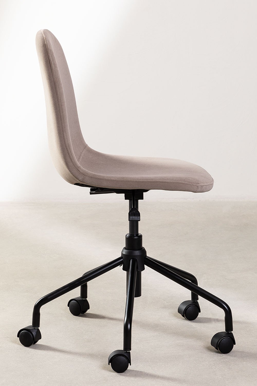 Glamm velvet office chair, gallery image 3