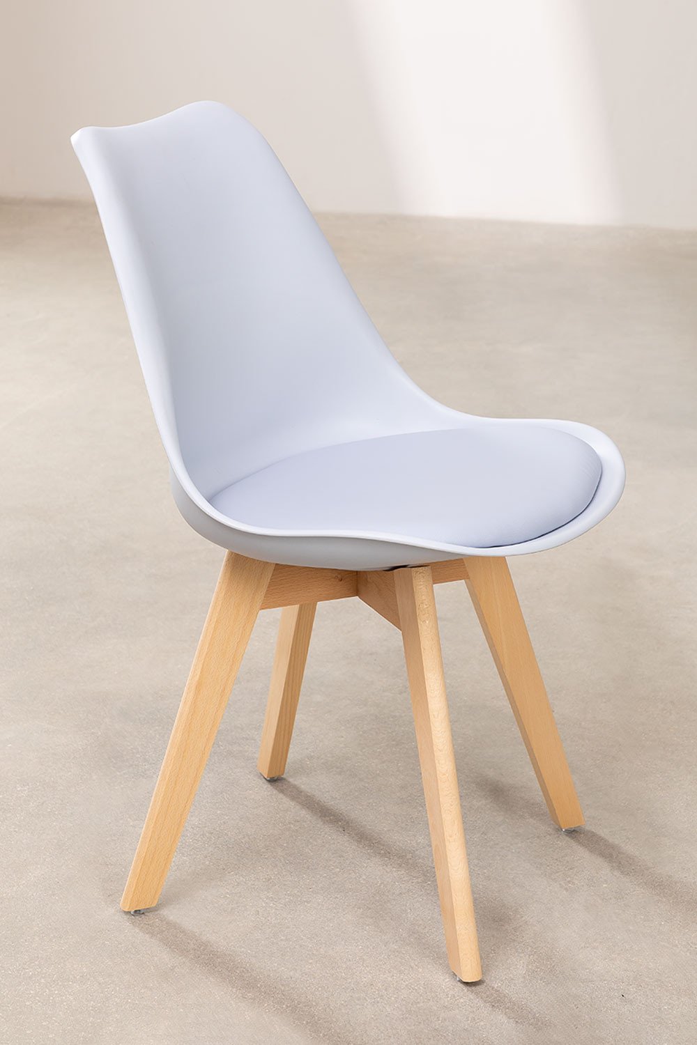 Pack of 2 Nordic dining chairs    , gallery image 3