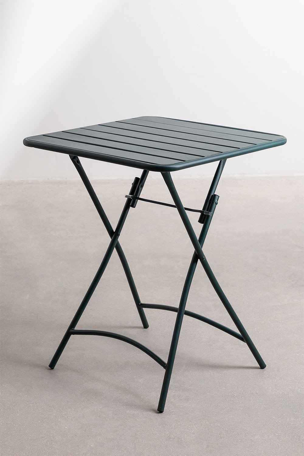 Square Steel Folding Table (60x60 cm) Janti, gallery image 2