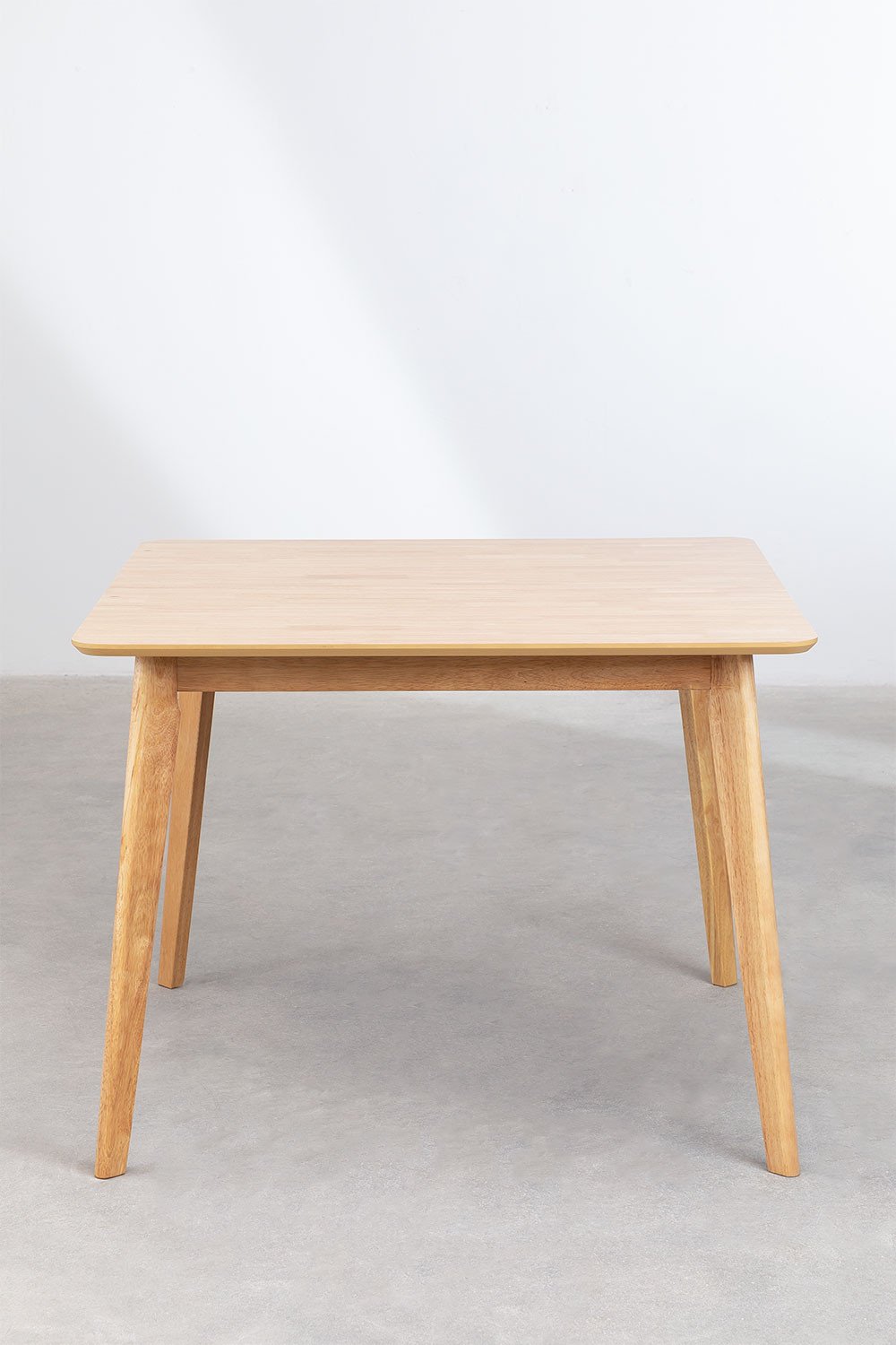 Square dining table 100x100 cm in Kerhen MDF, gallery image 3