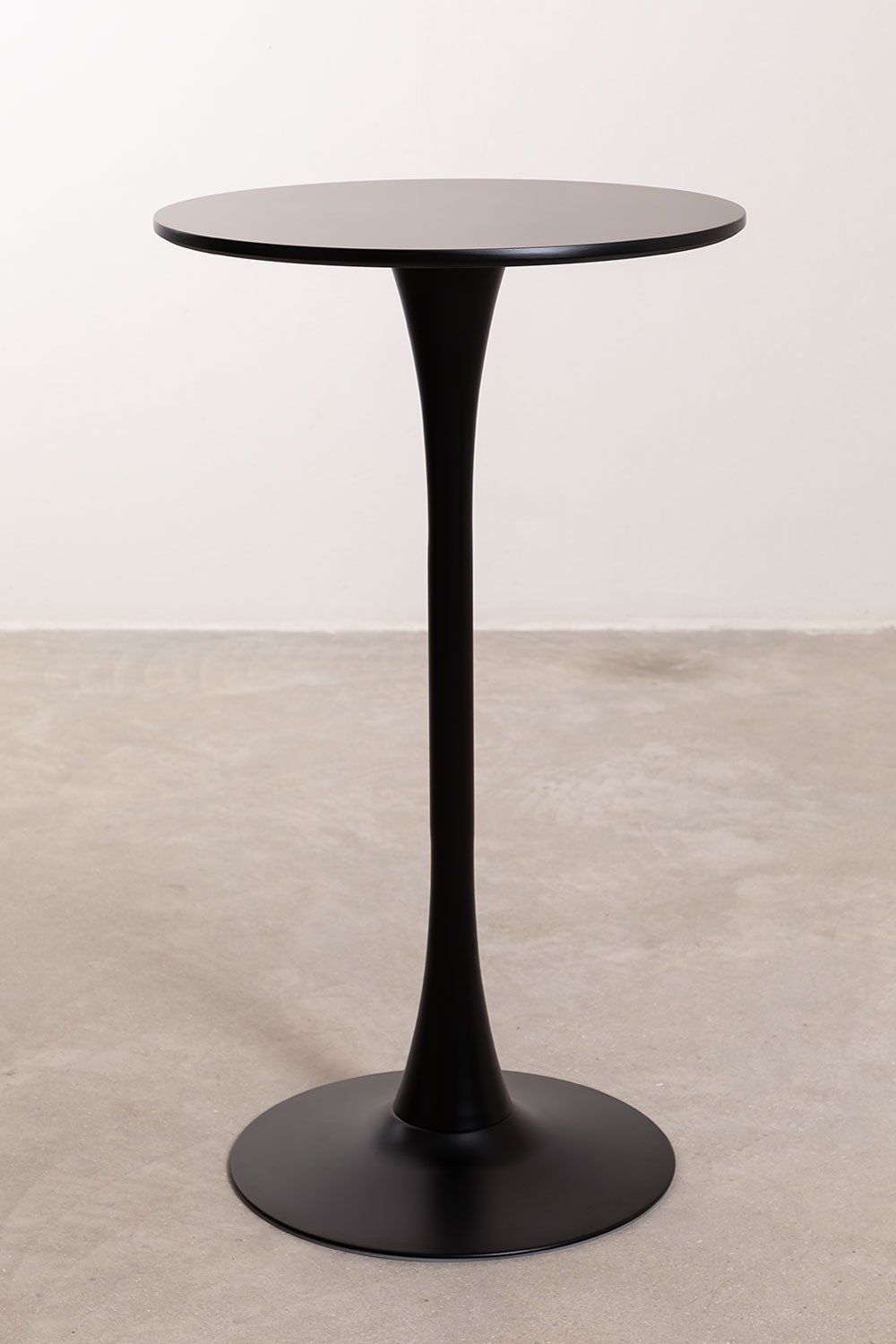 MDF & Metal Round High Table Ø60 cm Ivet Style, gallery image 2