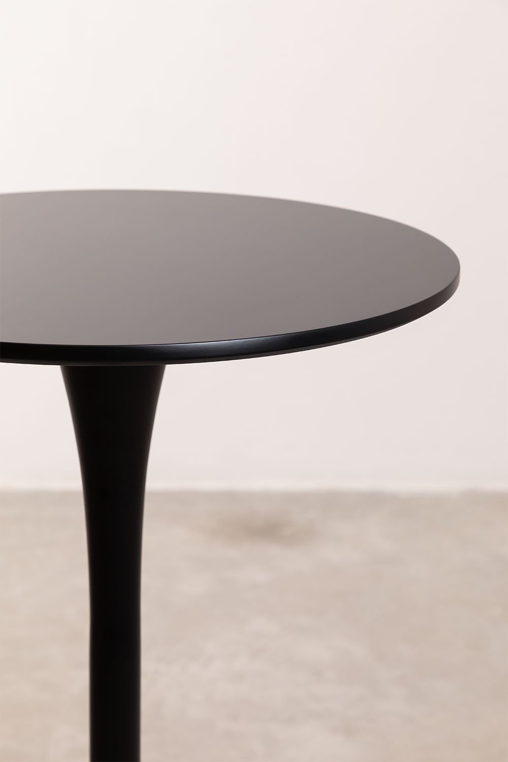 Round high table Ø60 cm in MDF and metal Ivet Style, gallery image 3