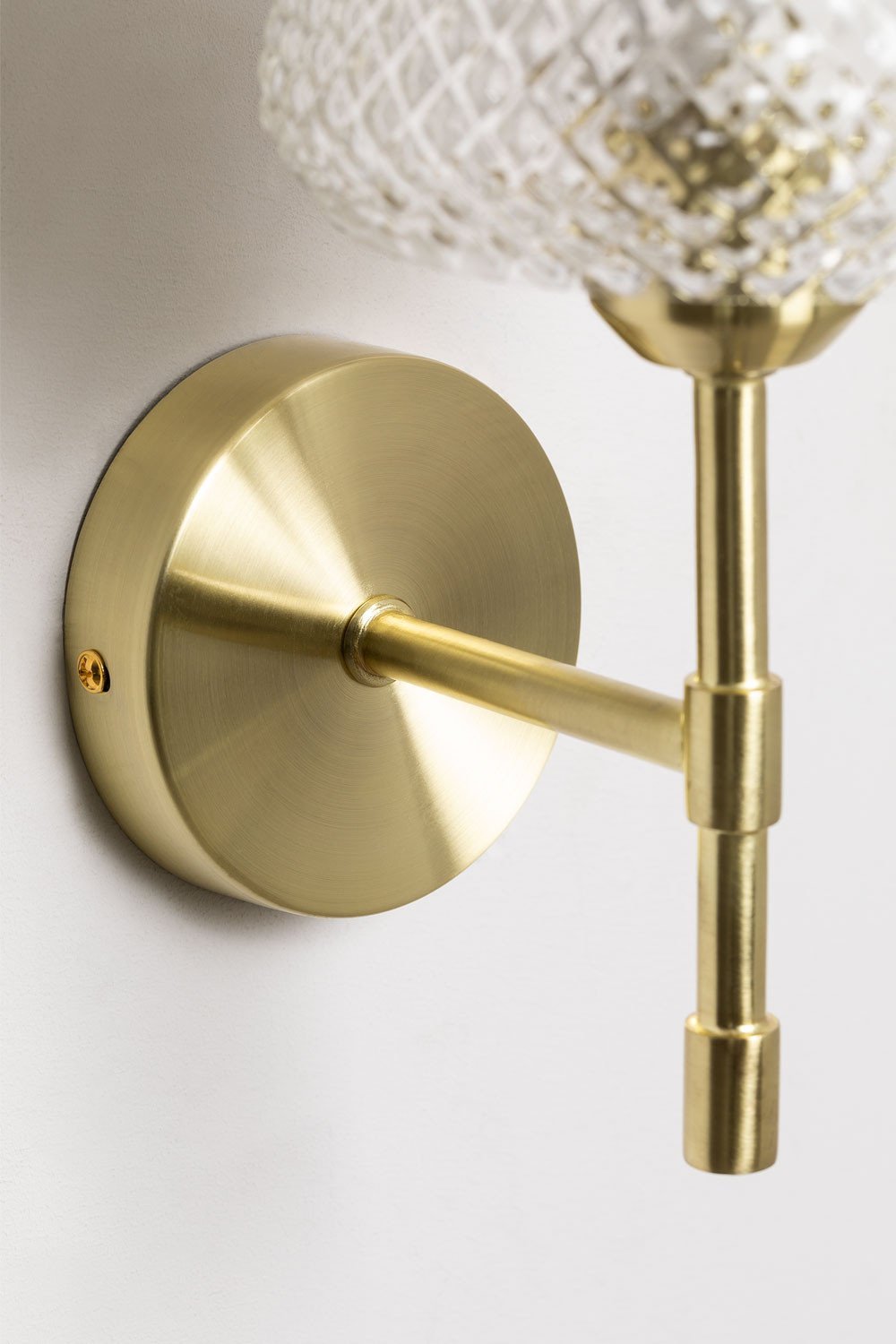 Taylor iron and glass wall lamp, gallery image 7