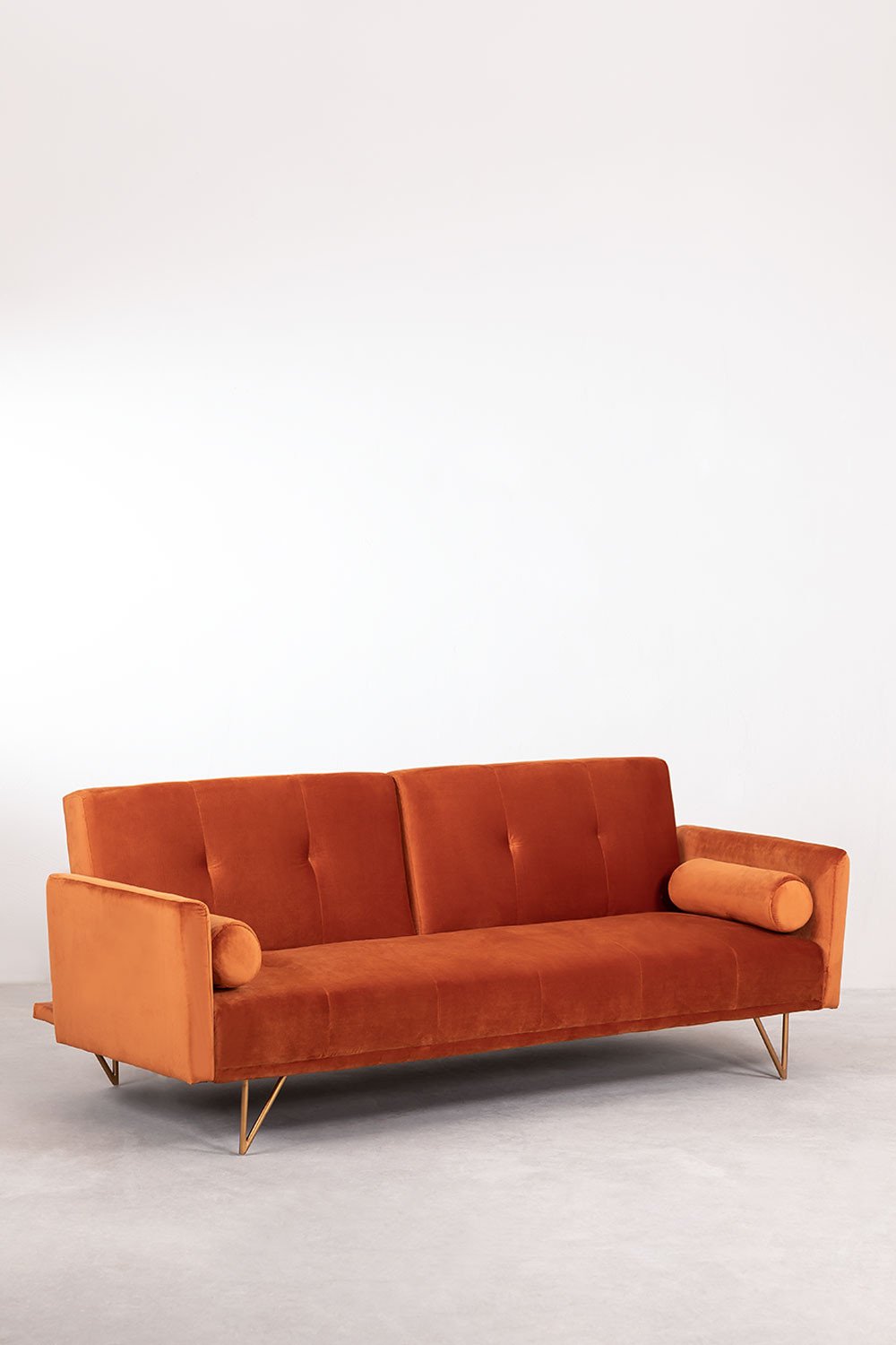 3-Seater Reclining Velvet Sofa Jehrd, gallery image 1