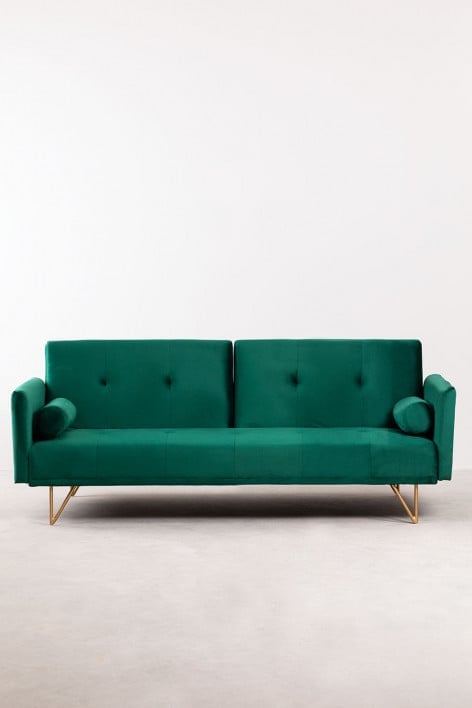 3-Seater Reclining Velvet Sofa Jehrd