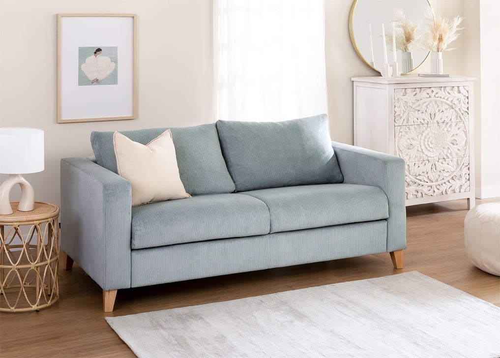 2 Seater Sofa Bed in Corduroy Rous, gallery image 1