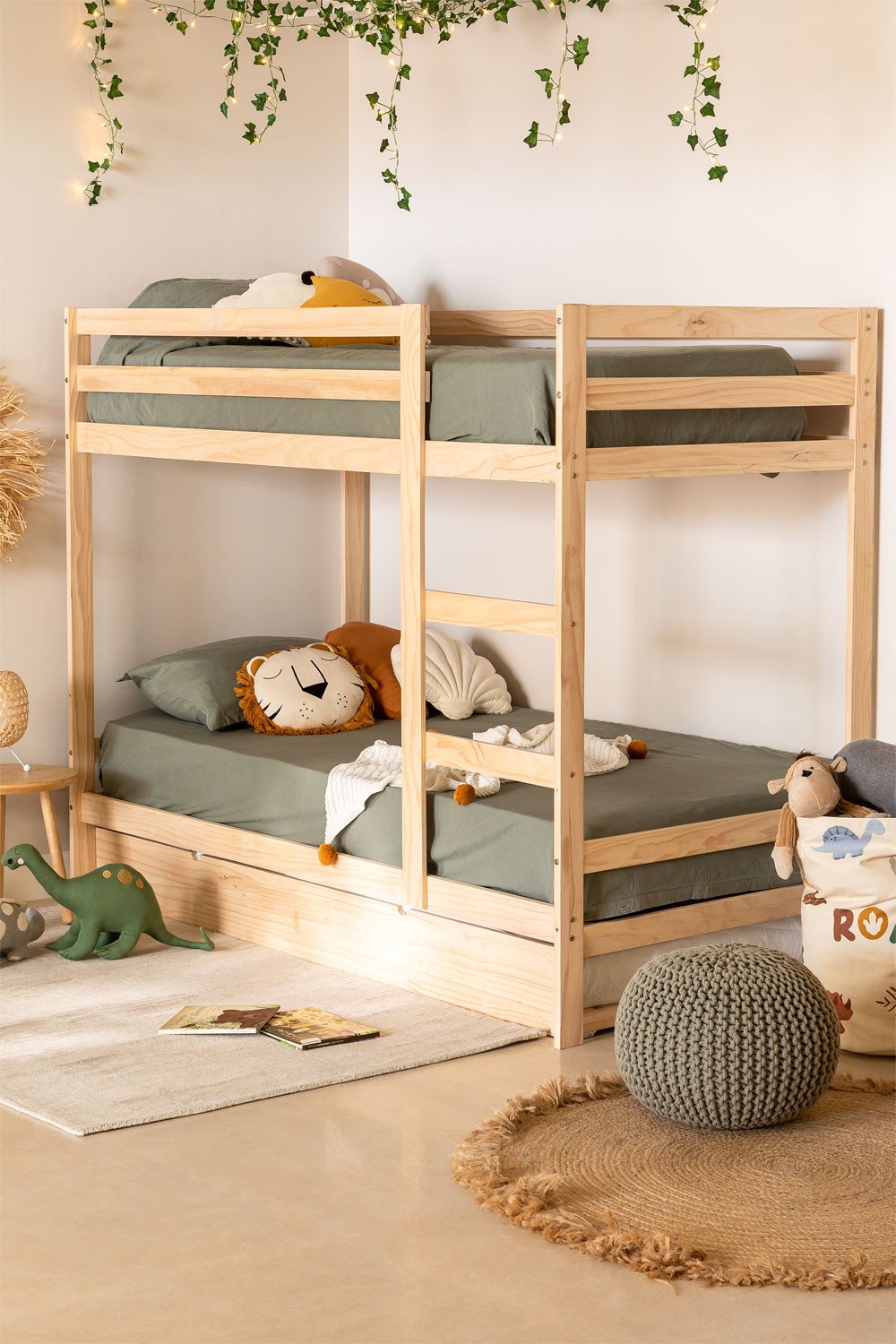 Wooden Bunk Bed for 90 cm Mattress Cooper Kids , gallery image 1