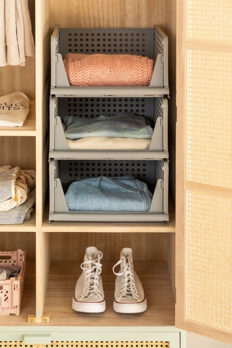 Set of 3 Evadin clothing organizers