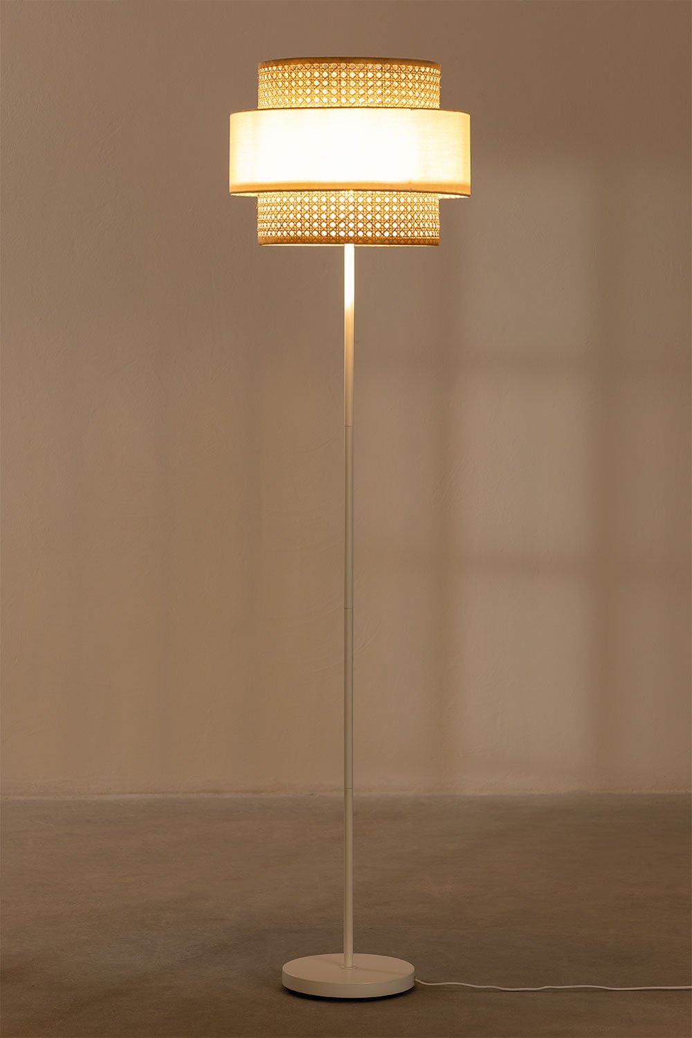 Rattan Floor Lamp Satu, gallery image 2