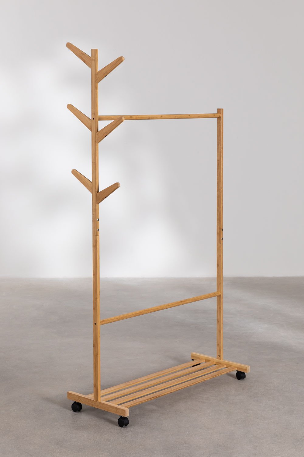 Bamboo Coat Rack on casters Bogart, gallery image 2