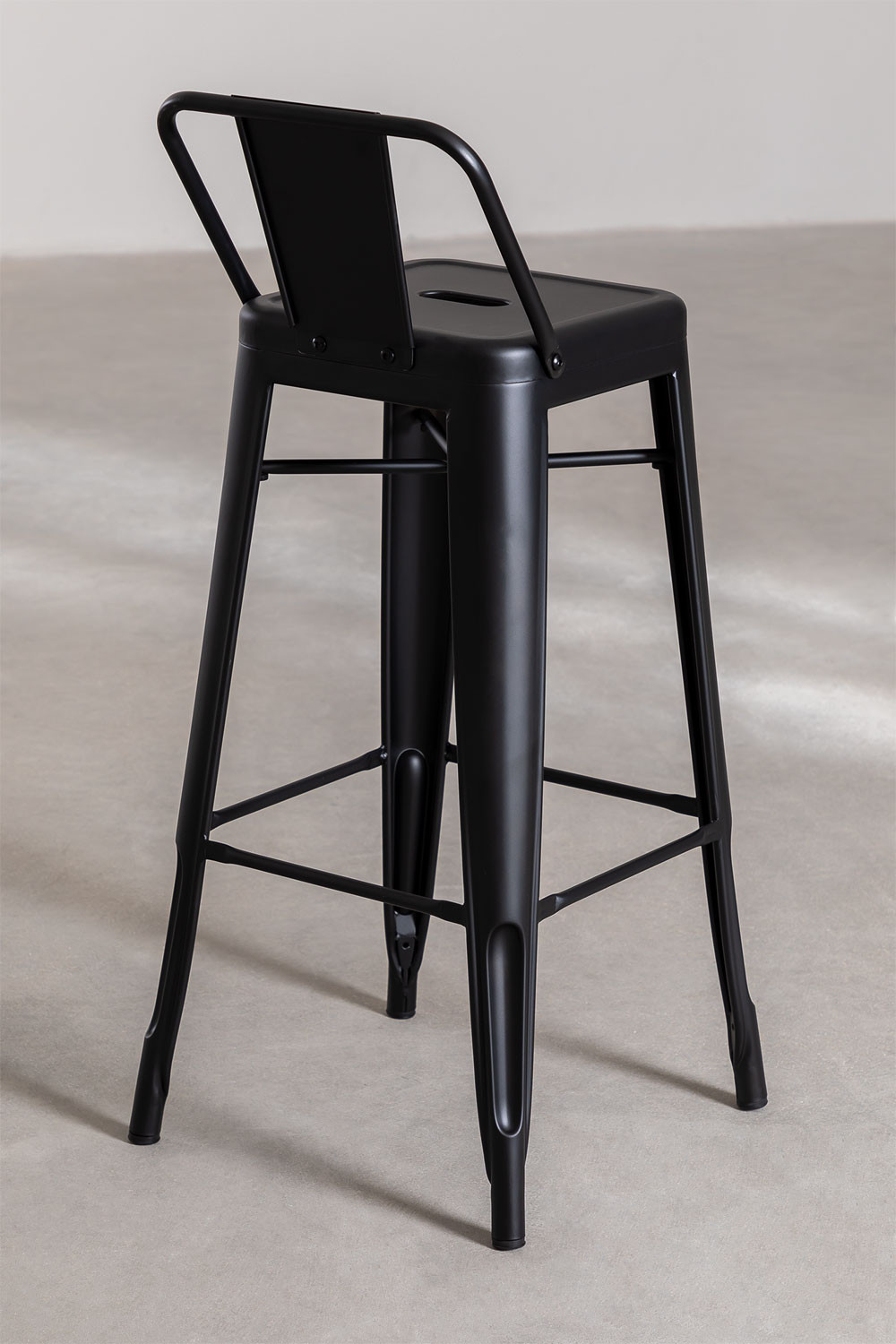 High Stool with a Steel backrest(76 cm) LIX Mate SKLUM