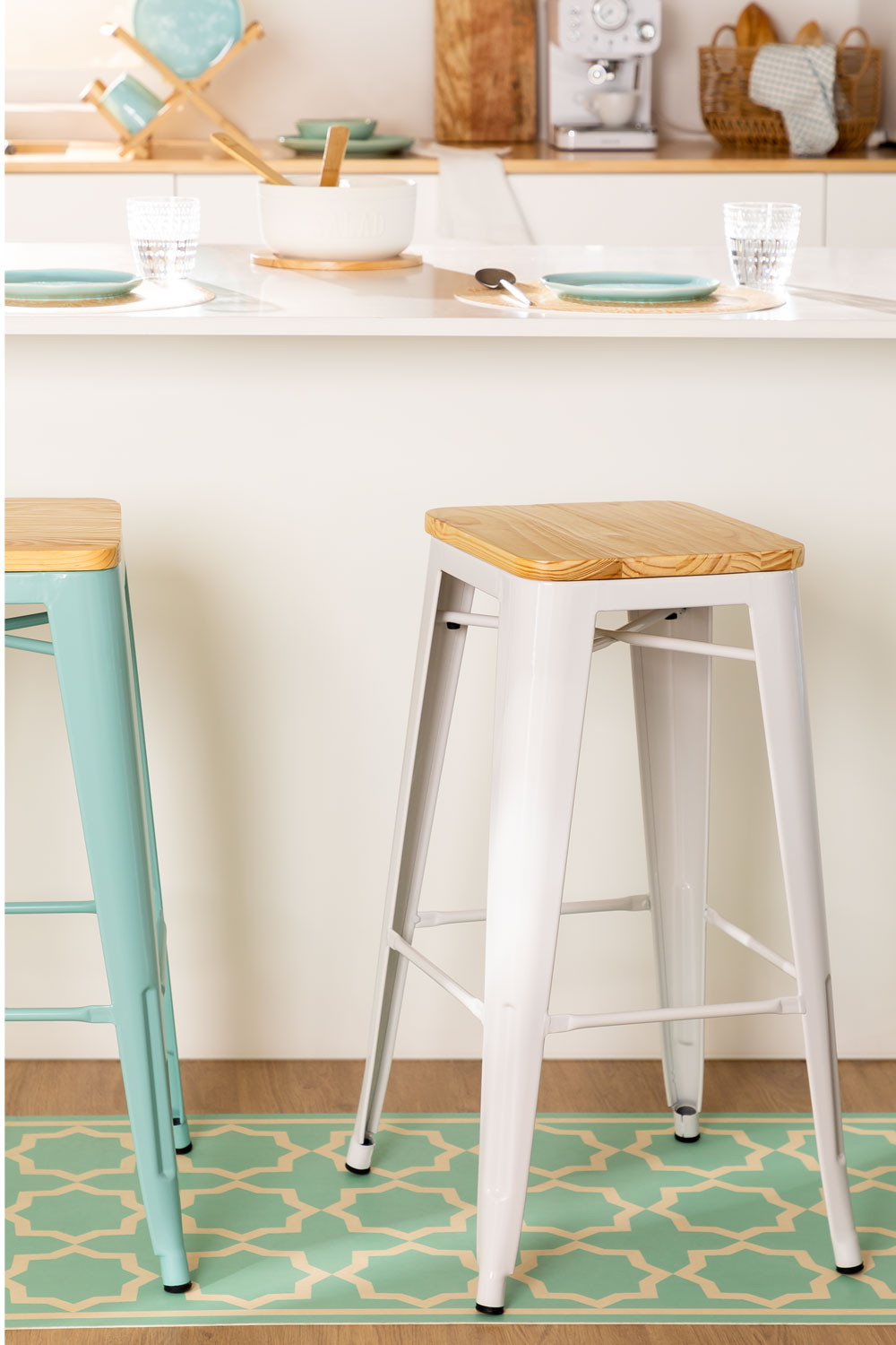 Wooden Bar Stool LIX