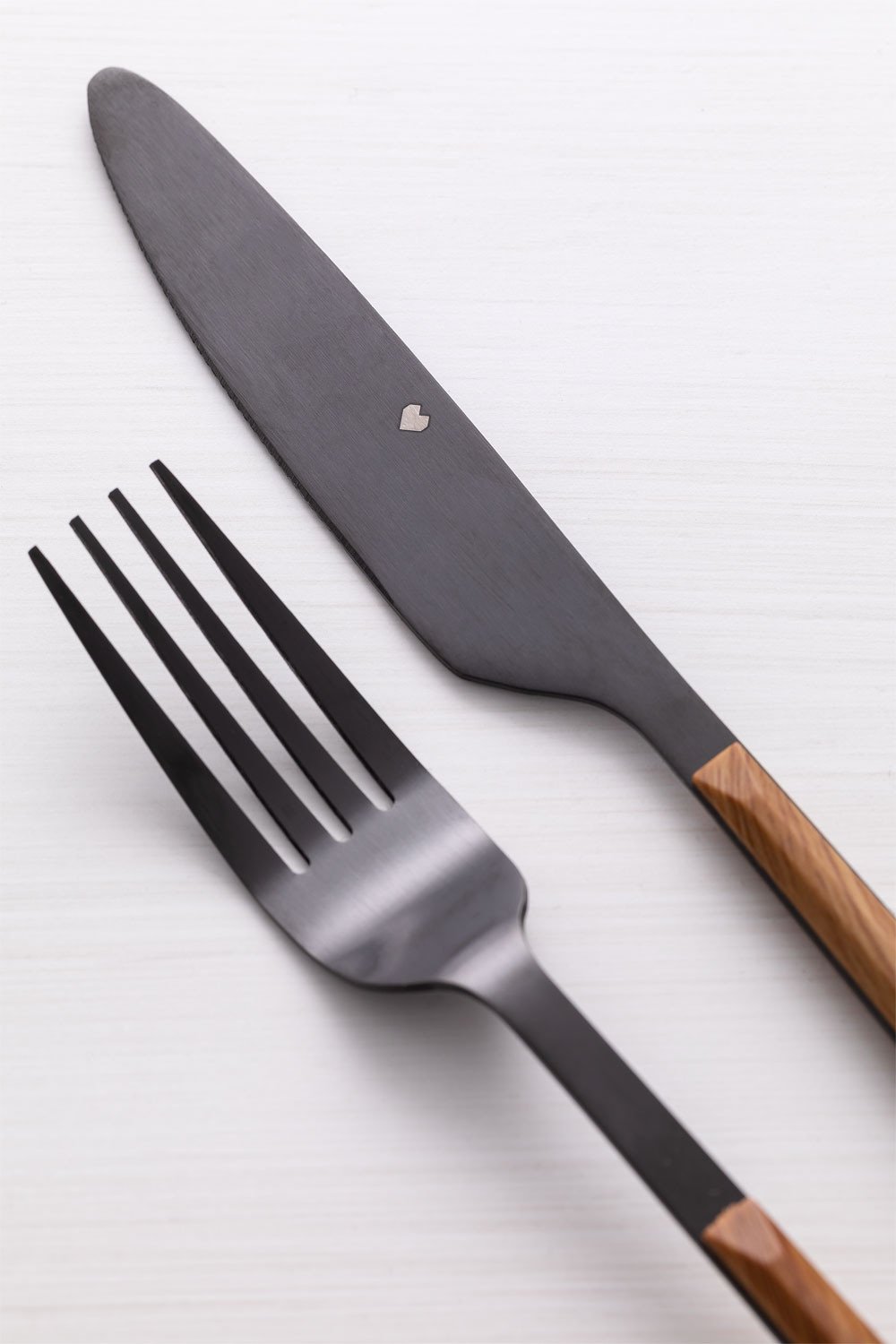 Priya Wood Effect Cutlery Set 16 pieces, gallery image 6