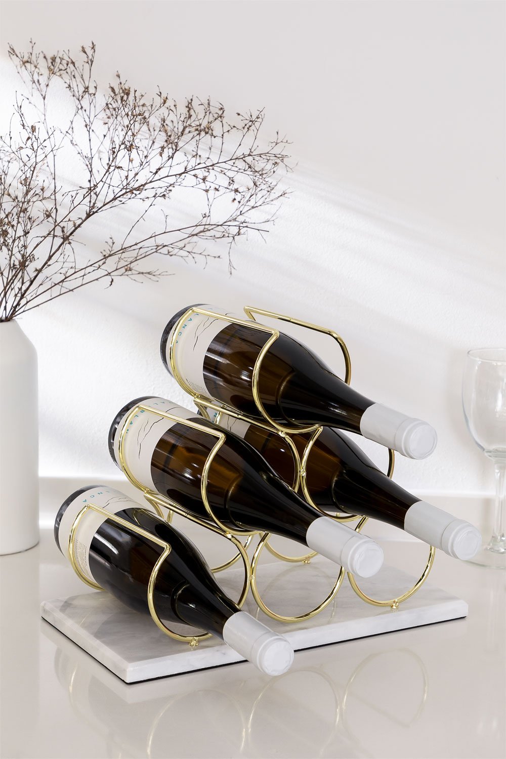 Wine rack marble sale