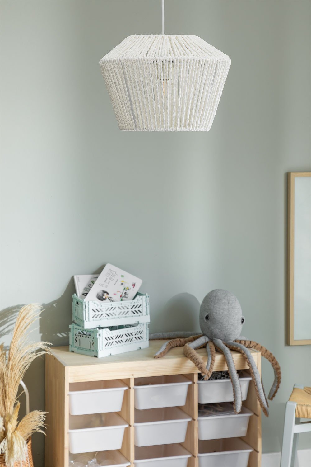 Braided Paper Ceiling Lamp Libel , gallery image 2