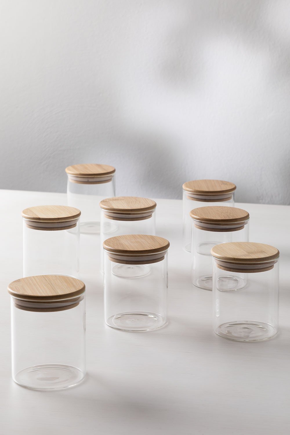 Set of 8 Glass Jars (Ø8.2 cm) Seyne, gallery image 2