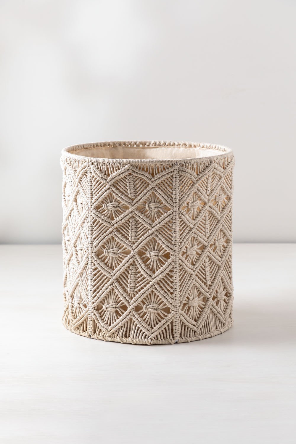 Set of 2 Macramé Decorative Baskets Bylko - SKLUM