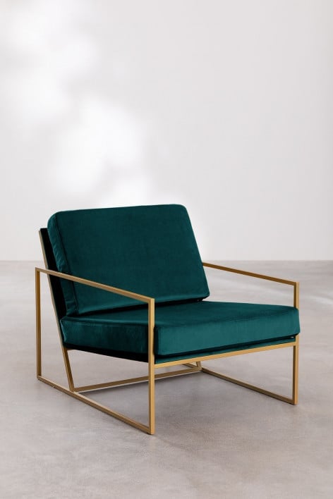 Velvet Armchair Nile