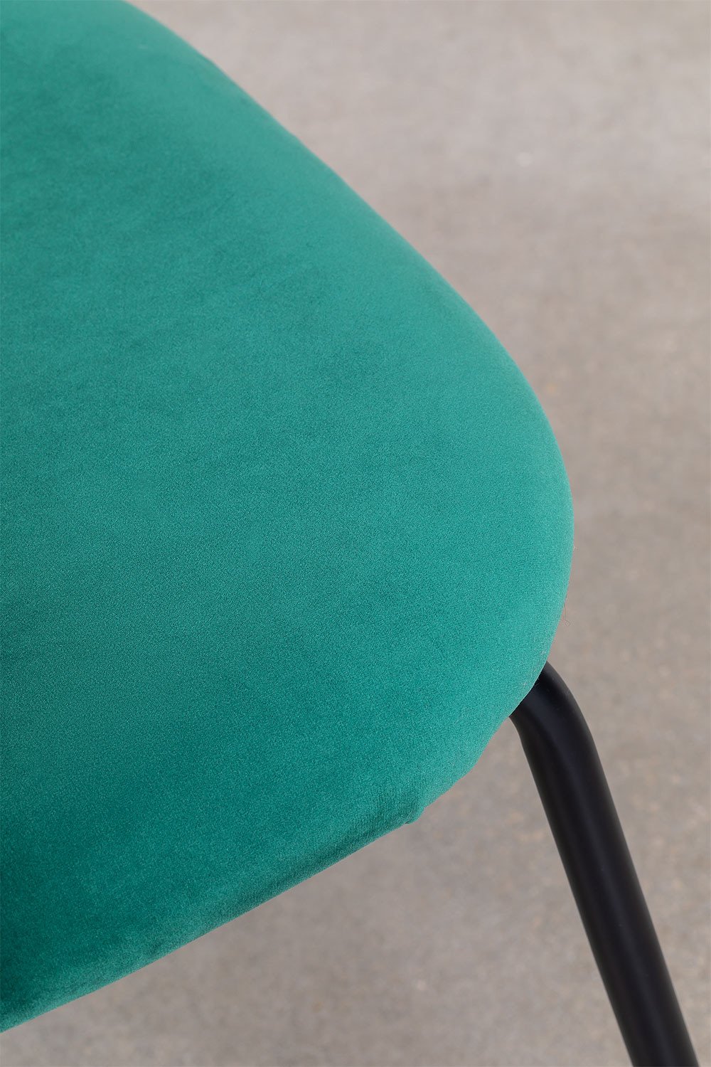 Pack 4 Velvet Dining Chairs Kana Design, gallery image 5