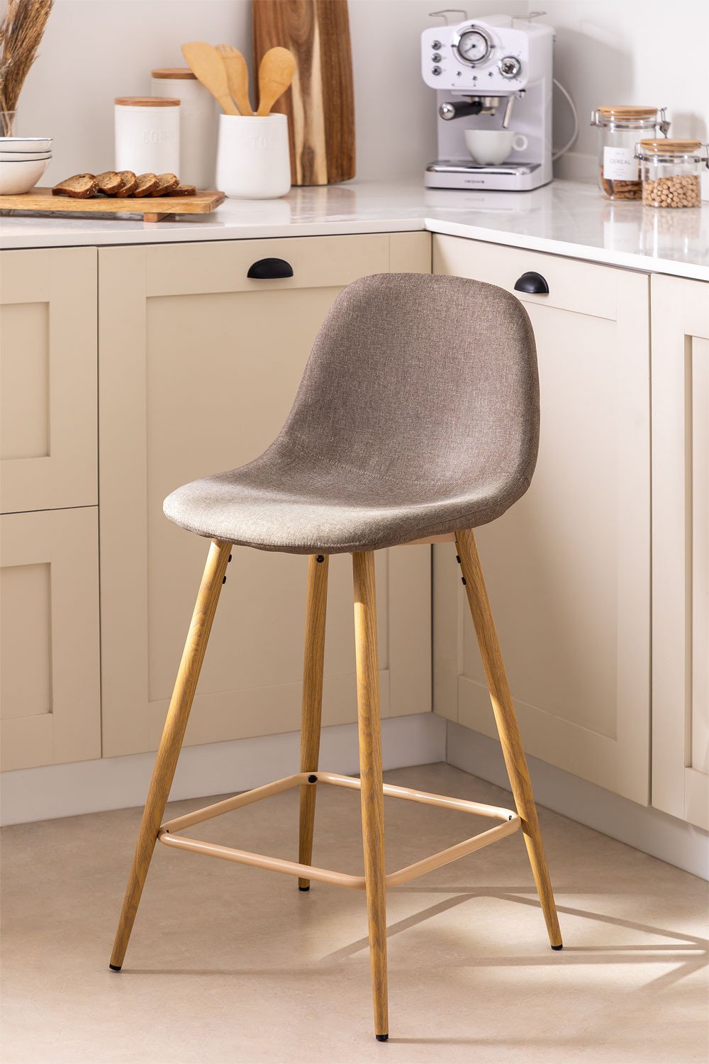 Pack of 2 Glamm High Stools, gallery image 1