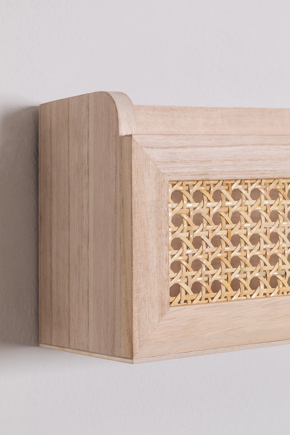 Rattan &Wood Shelf Arxie, gallery image 6