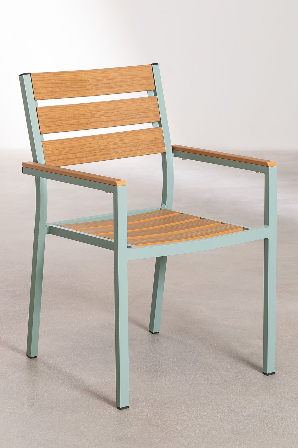 Stackable Garden Chair with Armrests Saura, gallery image 2