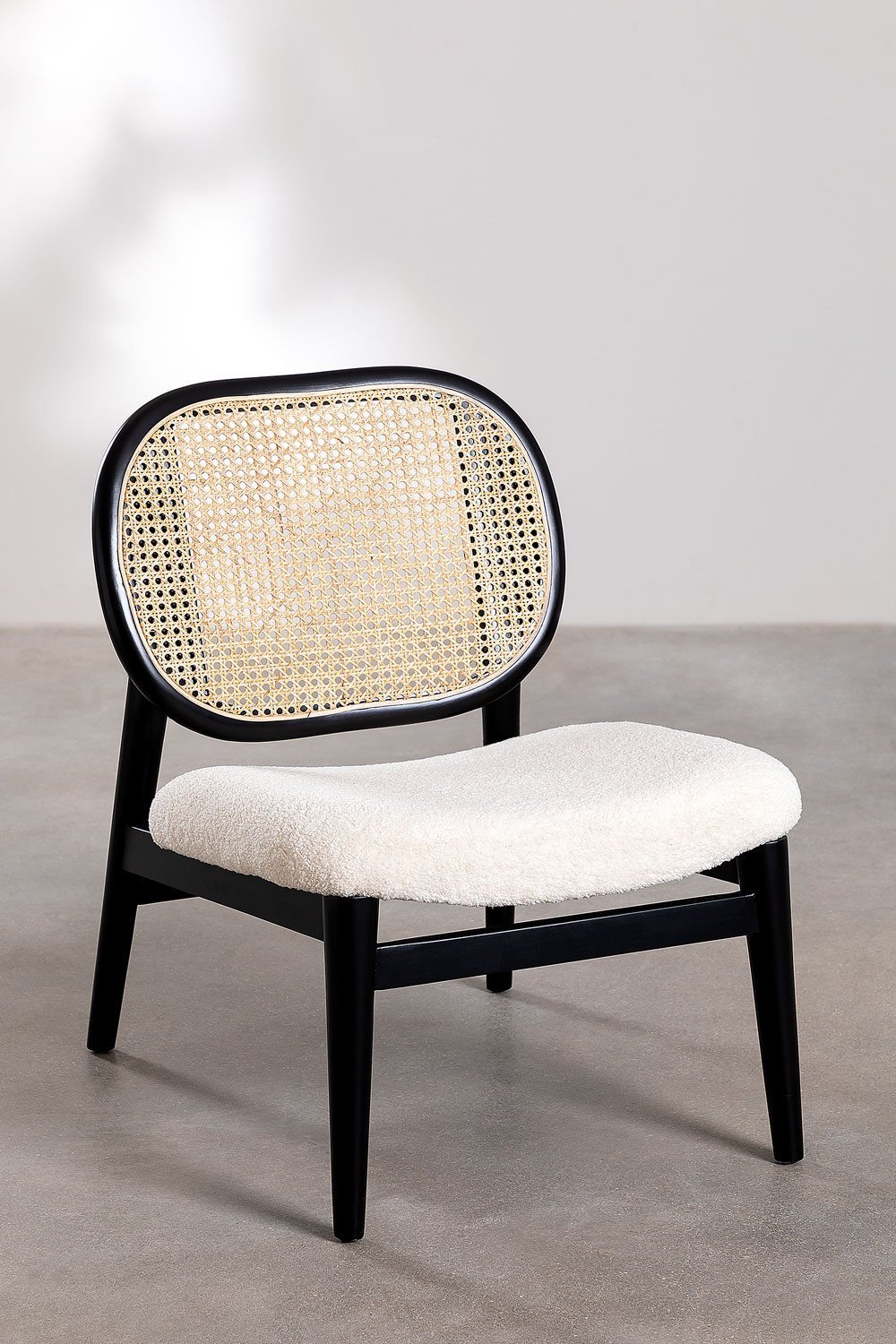 Chenille Armless Chair Viktorya, gallery image 1