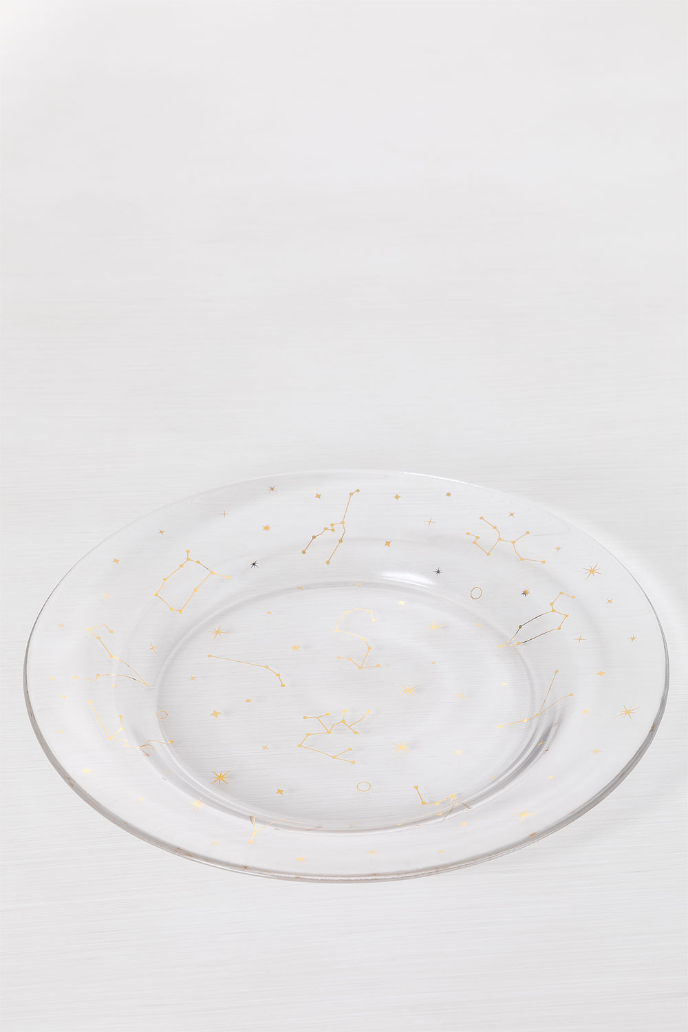 Set of 4 glass Plates Lyra SKLUM