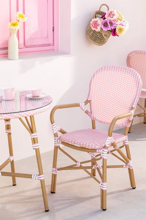 Synthetic Wicker Garden Chair Alisa Bistro