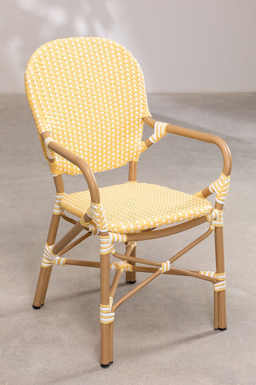 Alisa Bistro synthetic wicker dining chair, gallery image 2