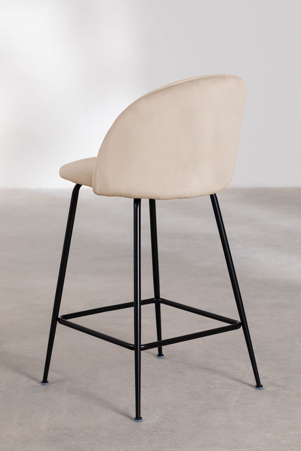 High stool in velvet Kana Design, gallery image 3