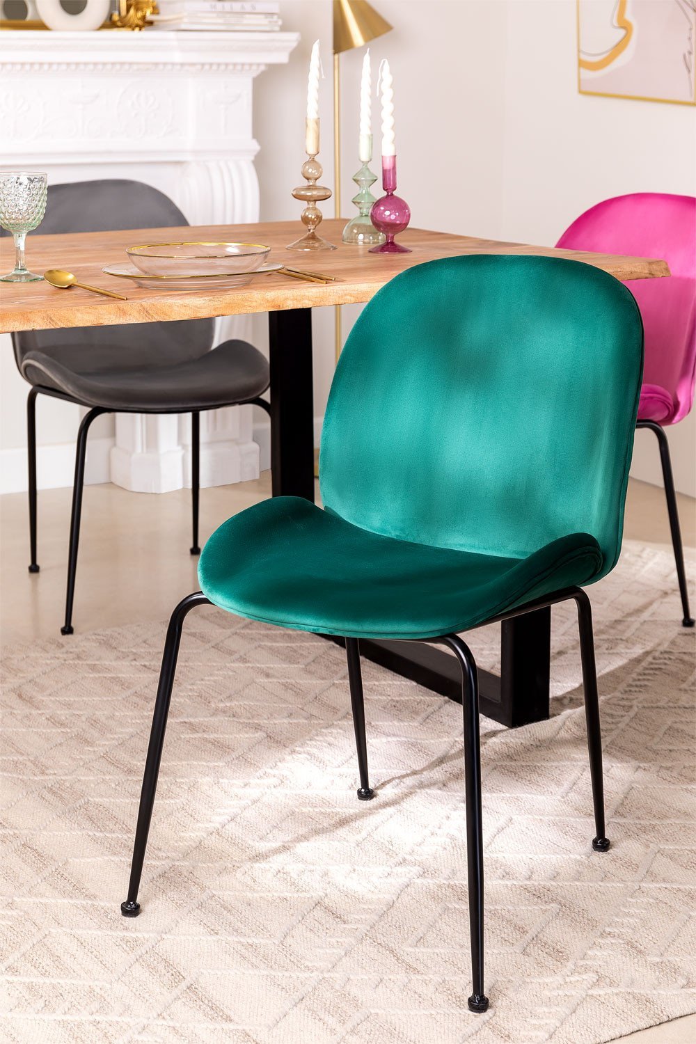 Velvet Dining Chair Pary , gallery image 1