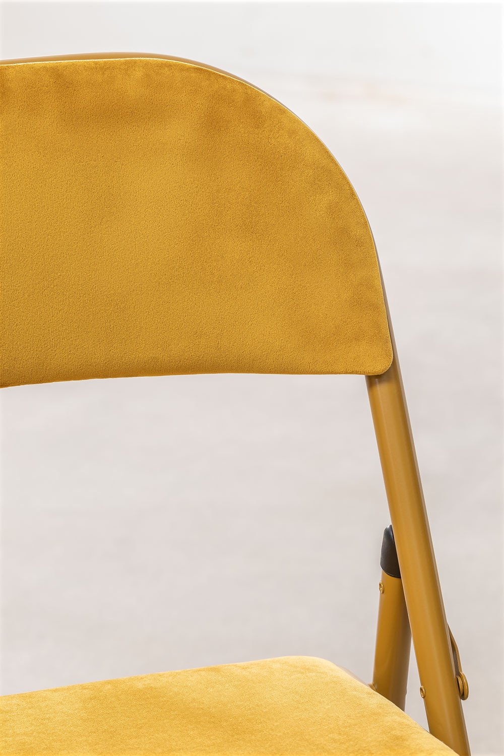 Keiren Pack of 2 Velvet Foldaway Chairs, gallery image 7