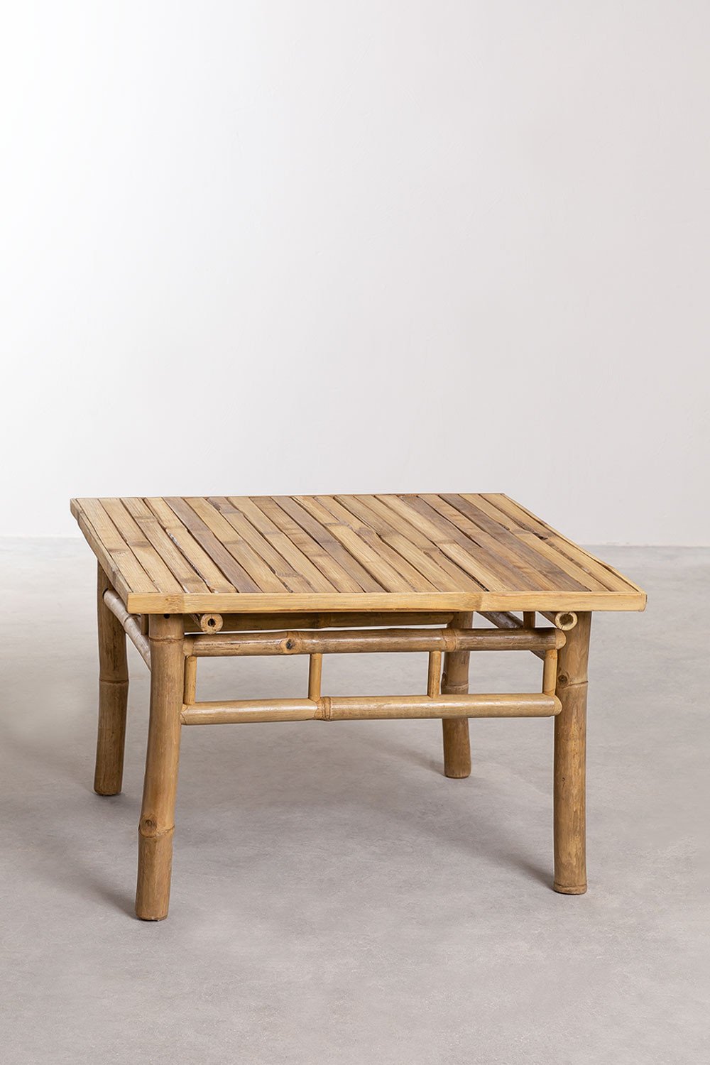 Square Garden Coffee Table 70x70 cm in Bamboo Jamaik, gallery image 4