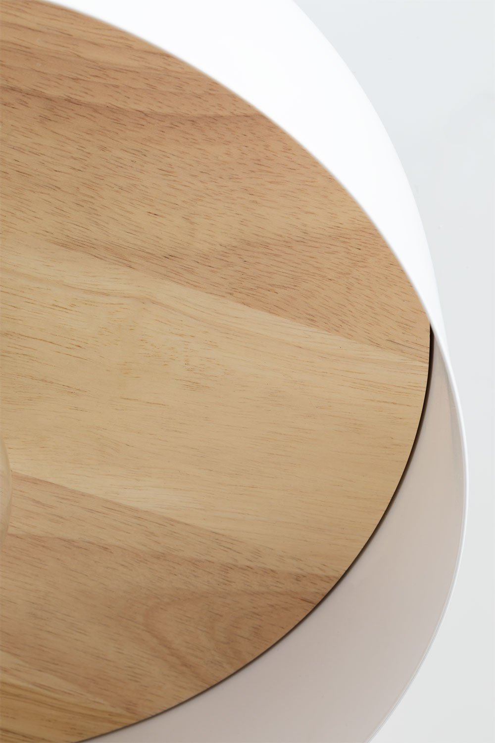 Biernis iron and pine wood ceiling light, gallery image 5