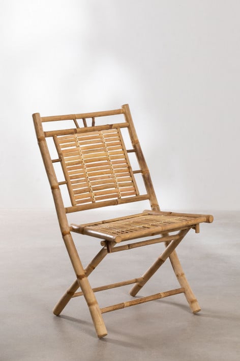 Bamboo Folding Dining Chair Yakku Design
