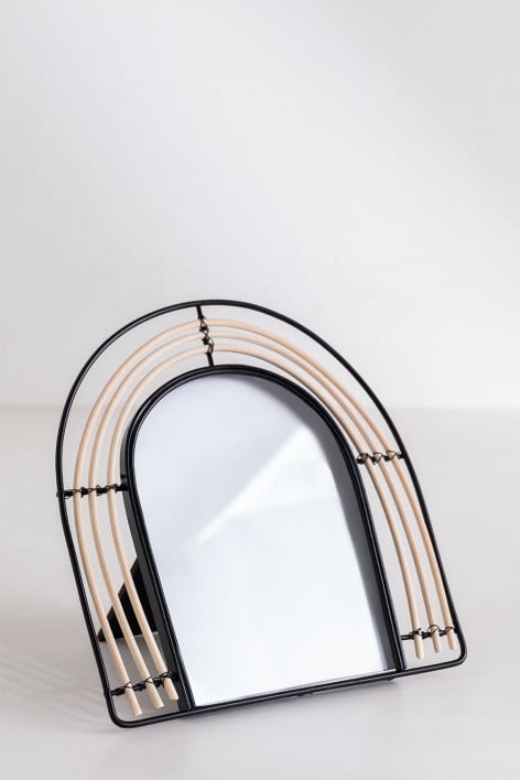 Metal & Rattan Photo Frame Mesta