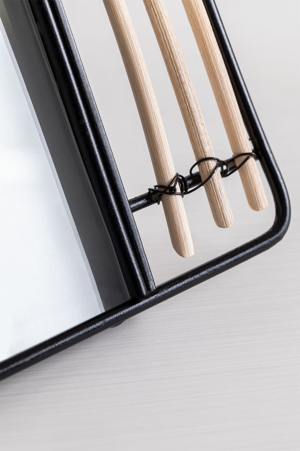 Metal & Rattan Photo Frame Mesta, gallery image 4