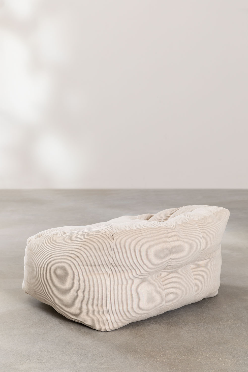 thiago cord armchair pouf