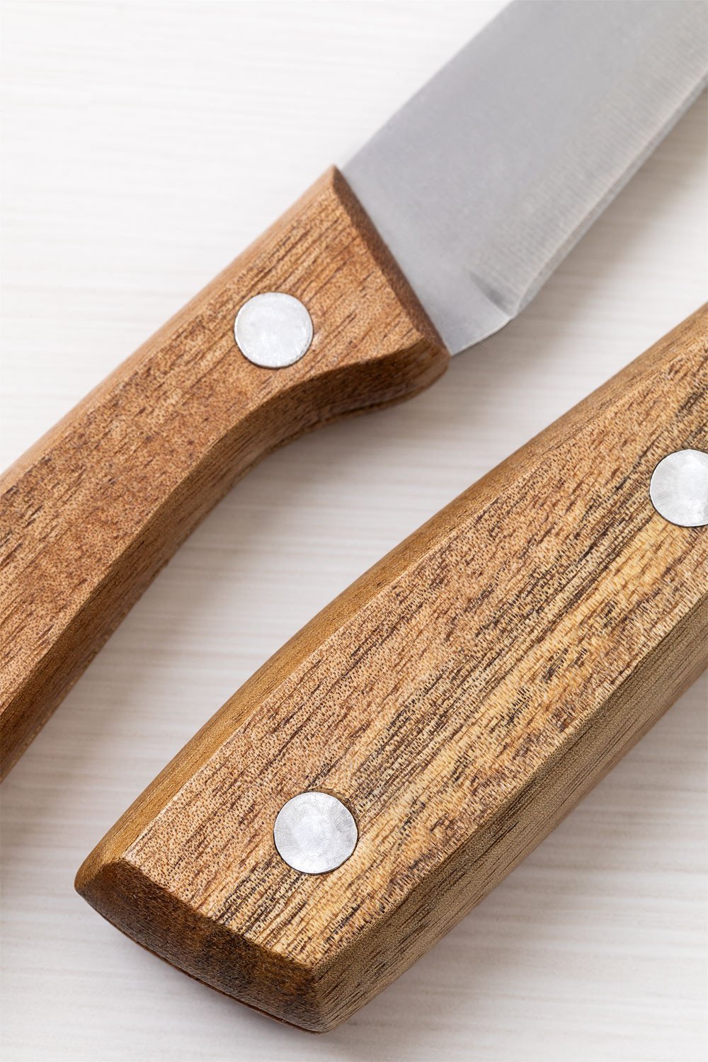 Set of Kitchen Knives with Wooden Block Espe - SKLUM