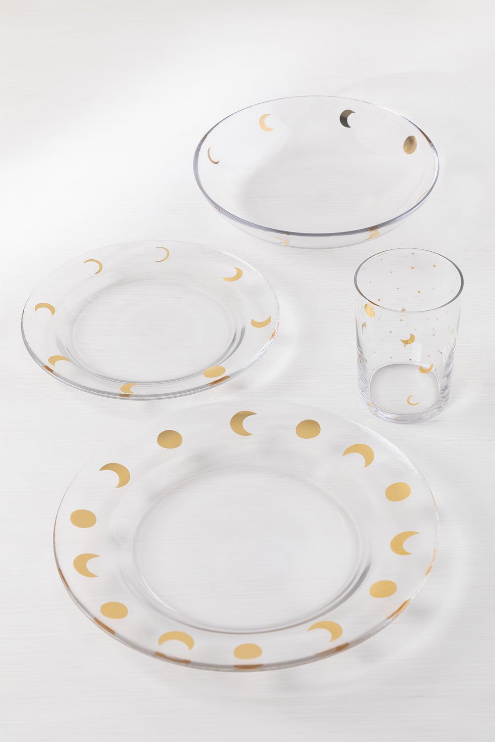 16 pieces  Glass tableware Exton, gallery image 2