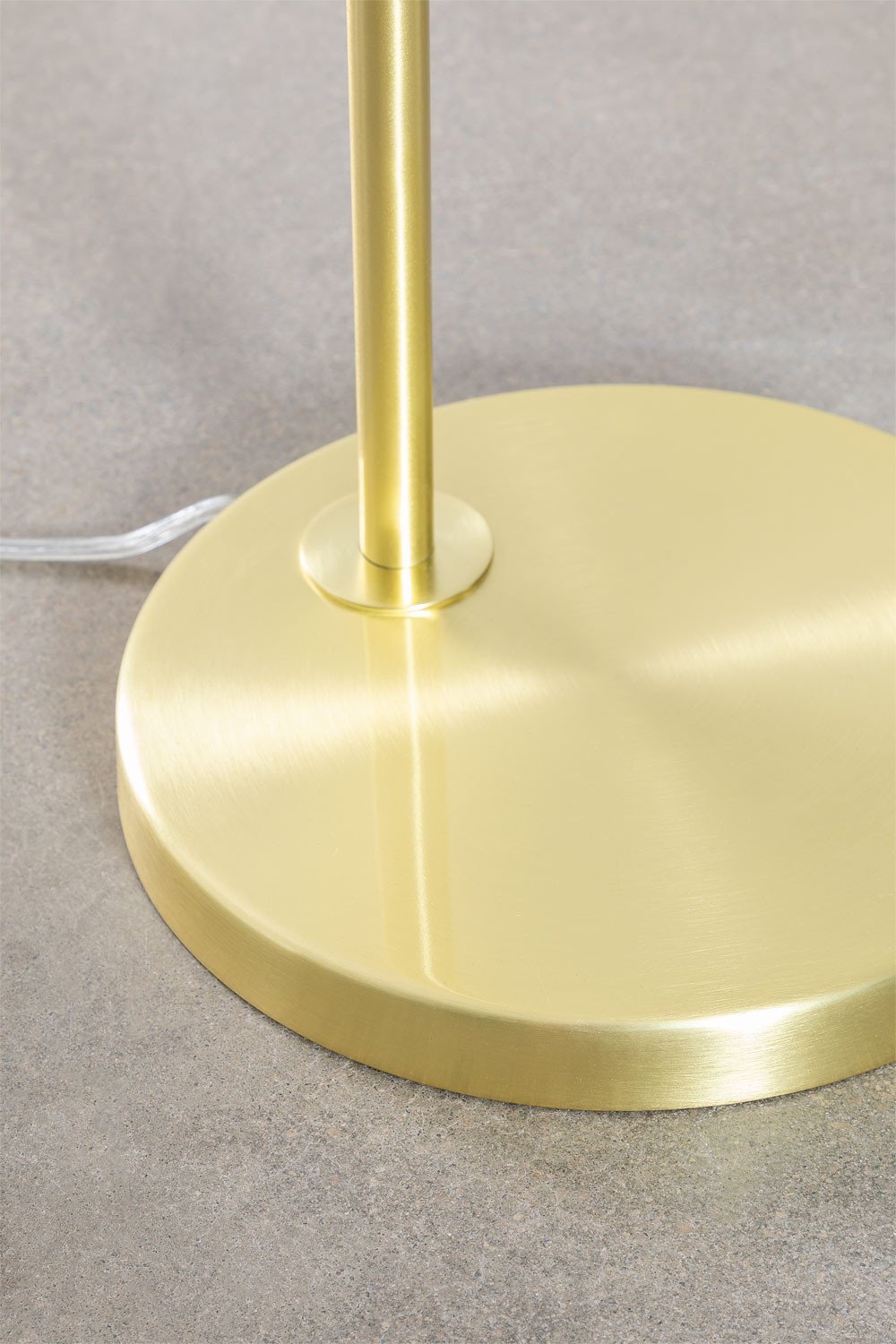 Iron floor lamp with Garland crystal ball, gallery image 5