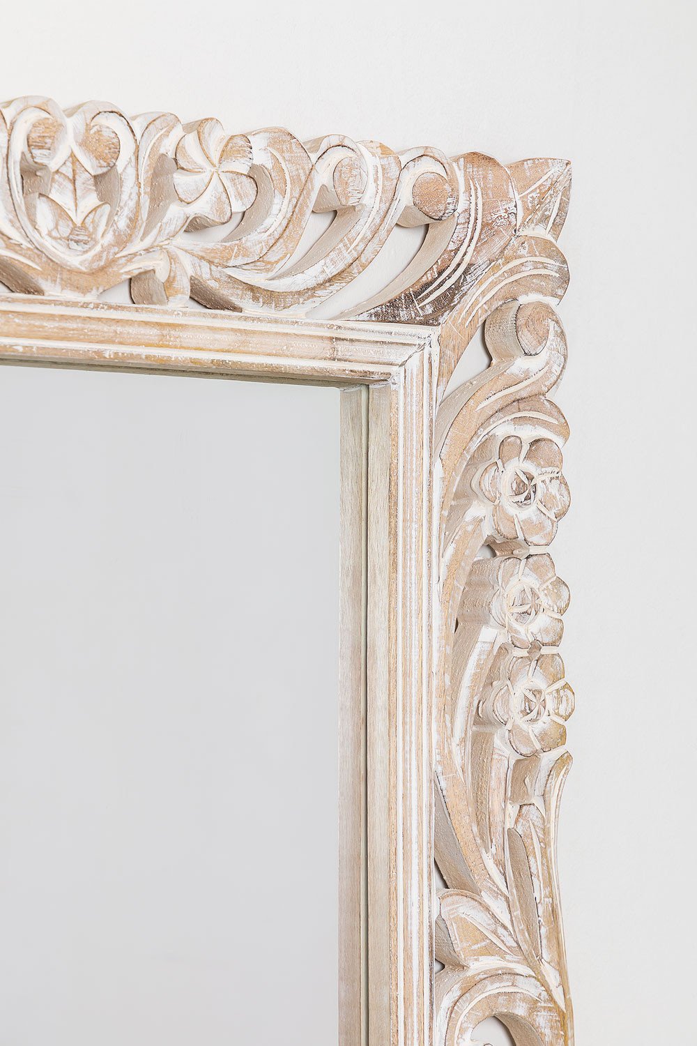Rectangular Wall Mirror in Mango Wood Zargor - SKLUM