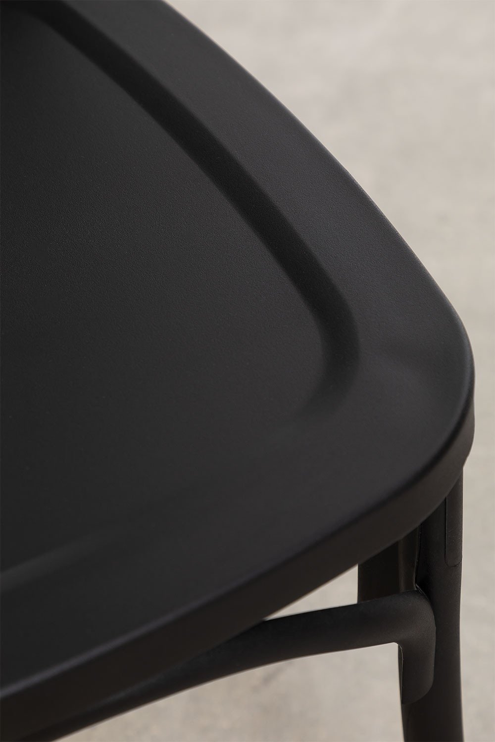 Otax stackable polypropylene dining chairs, set of 2, gallery image 8