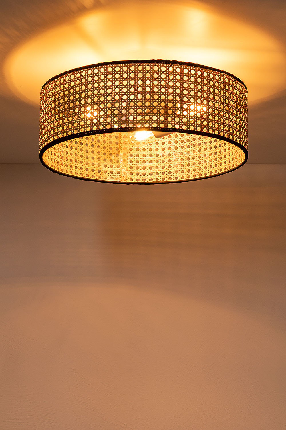 Rattan Ceiling Lamp Luxio , gallery image 2