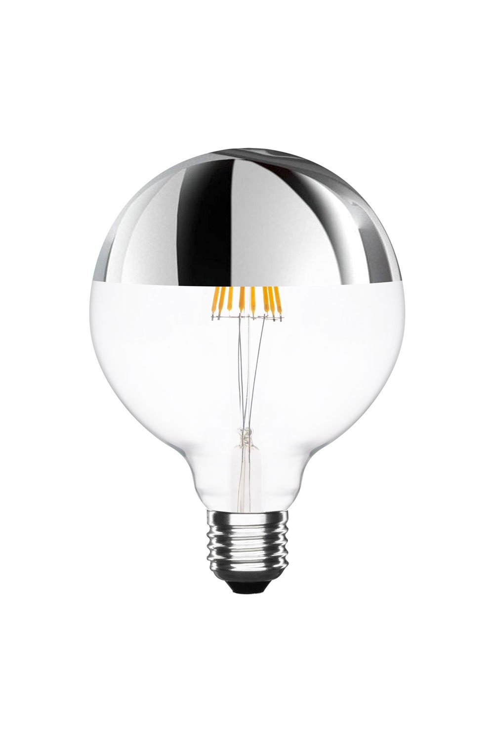 Dimmable & Reflective Vintage LED Bulb E27 Spher, gallery image 1