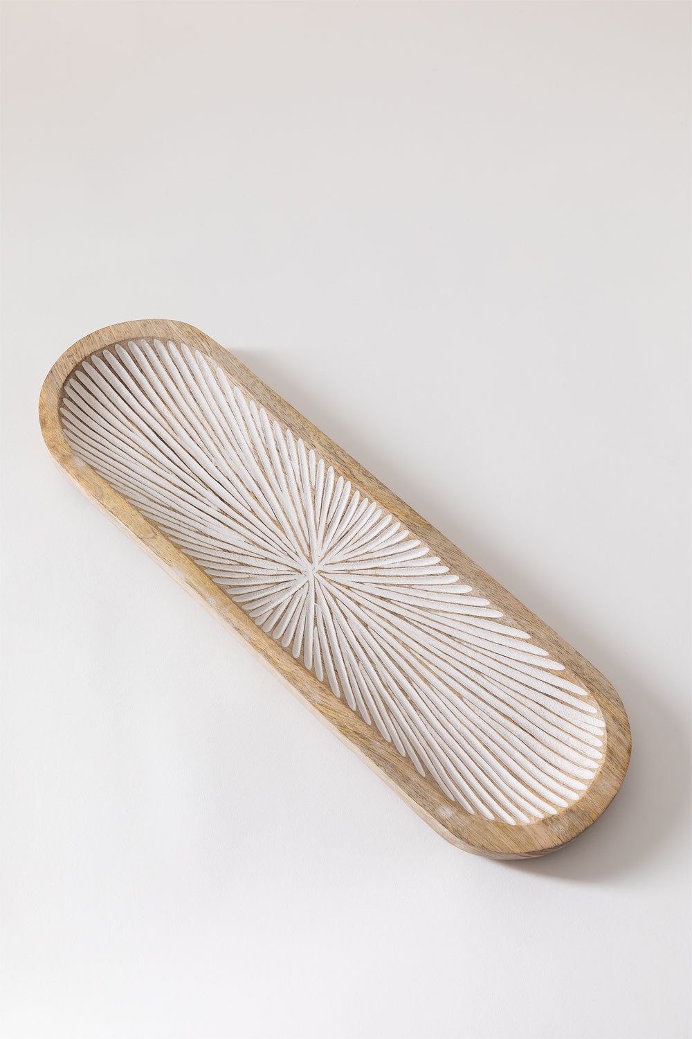 Decorative tray in Nabordi mango wood, gallery image 2