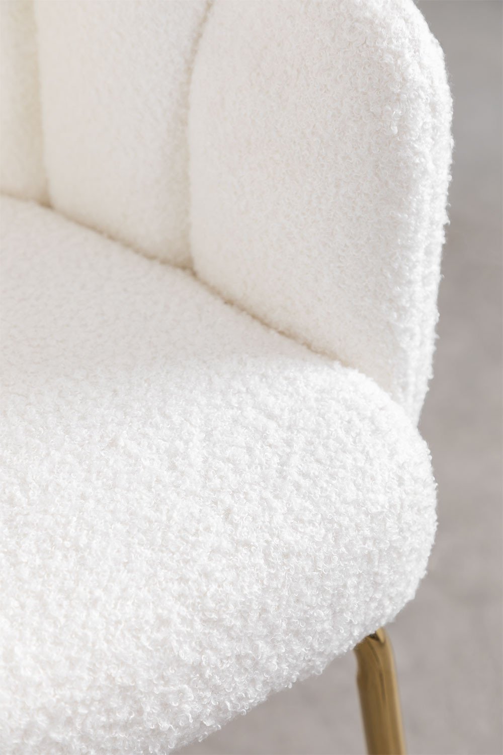 Markina bouclé dining chair, gallery image 6