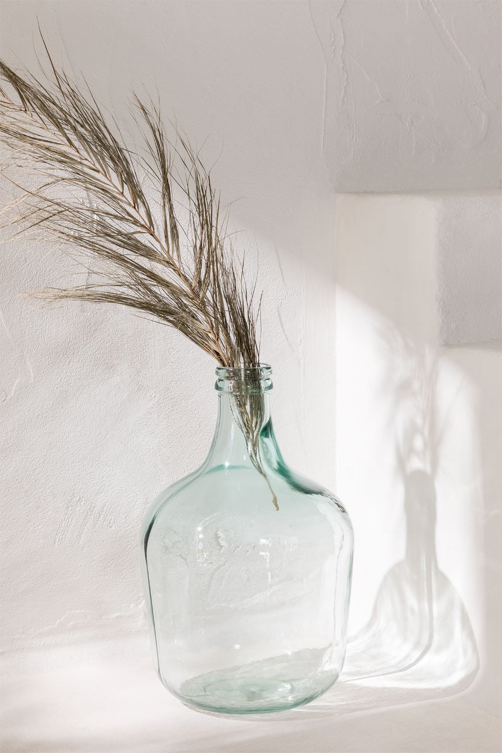 Recycled Transparent Glass Carafe Jack, gallery image 1